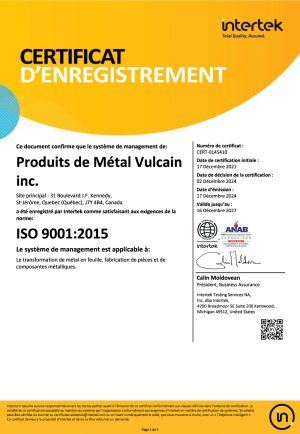 ISO-9001 2015-CERT-0145410 FR