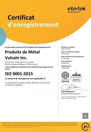 ISO9001:2015 - CERT-0145410